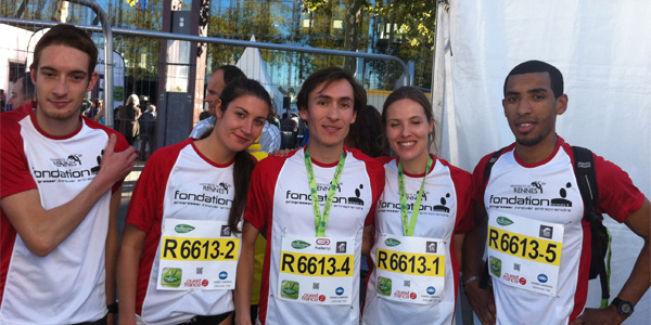 Equipe Rennes 1 au Marathon Vert 2015