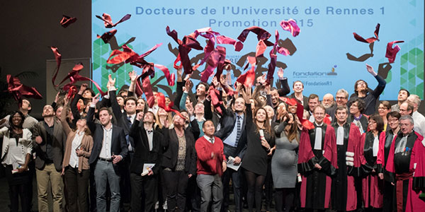 Docteurs de l'université de Rennes 1 - promotion 2015
