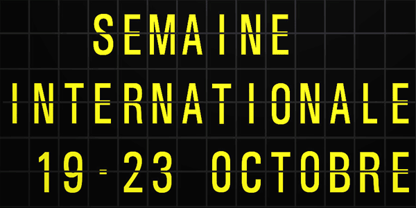 Semaine internationale du 19 au 23 octobre